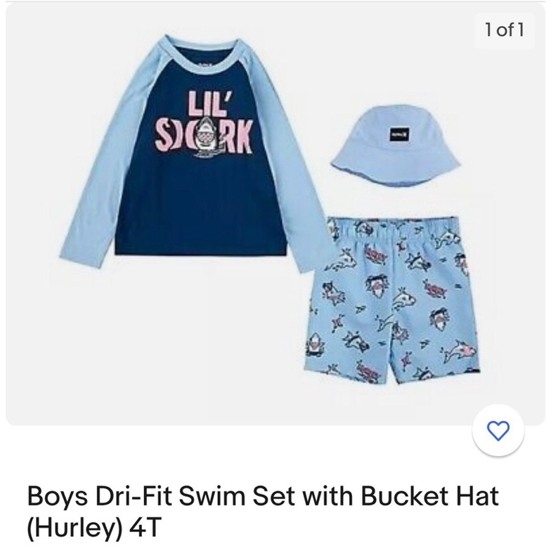 Set bơi 3 chi tiết cho bé trai xuất dư xịn 1-4y