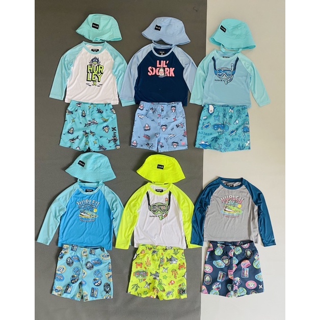 Set bơi 3 chi tiết cho bé trai xuất dư xịn 1-4y