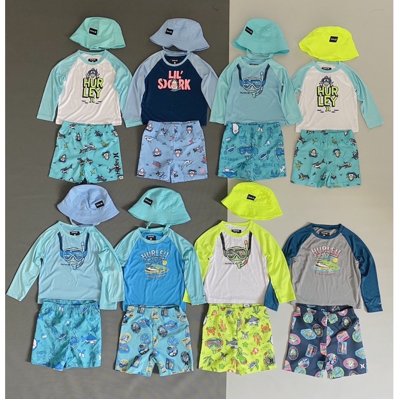 Set bơi 3 chi tiết cho bé trai xuất dư xịn 1-4y