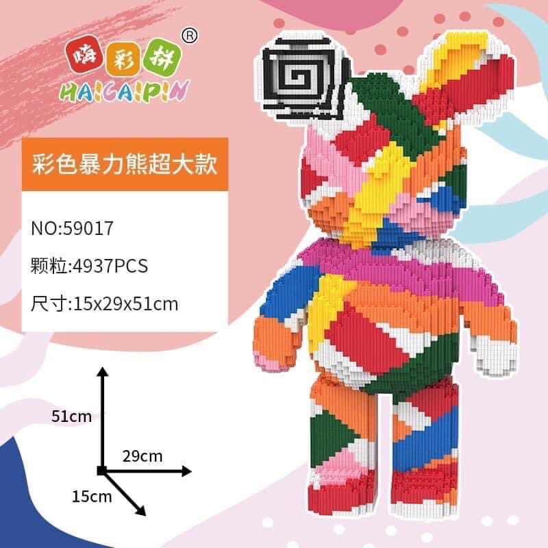 Lego gấu bearbrick 55cm