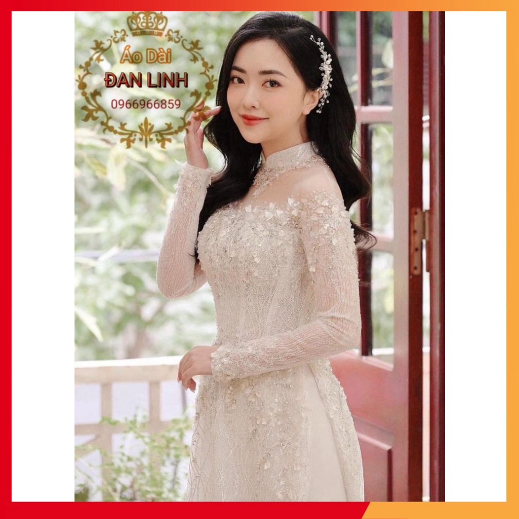 [Ảnh thật} Áo dài cưới, áo dài cô dâu, áo dài ăn hỏi đã giảm giá 50% - Áo Dài Đan Linh