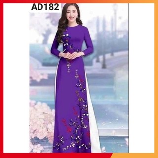 [Ảnh thật} Các mẫu áo dài trung niên in 3D cho các bà, các mẹ - Áo Dài Đan Linh