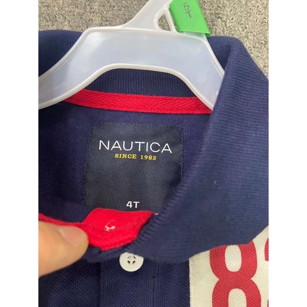 Áo polo cộc tay Nau.ti.ca xuất dư xịn cao cấp cho bé trai 1-4y