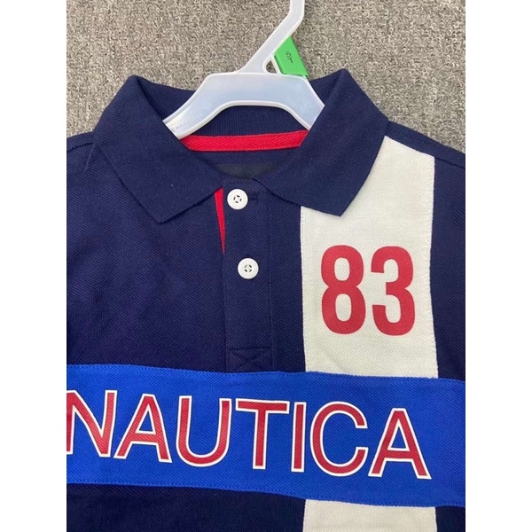 Áo polo cộc tay Nau.ti.ca xuất dư xịn cao cấp cho bé trai 1-4y