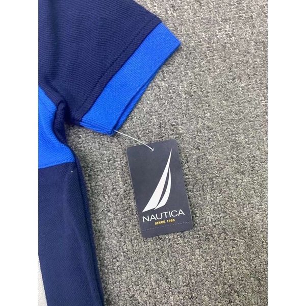 Áo polo cộc tay Nau.ti.ca xuất dư xịn cao cấp cho bé trai 1-4y