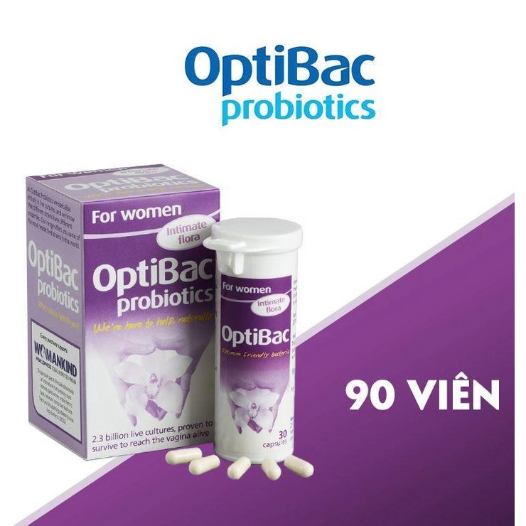 Optibac Tím - Men vi sinh Optibac tím