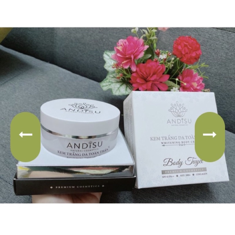 Kem Trắng Da Toàn Thân Andisu