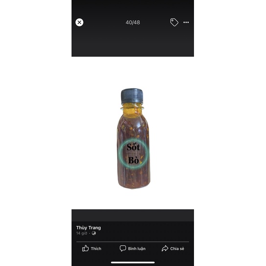 Sốt  bò  thơm ngon