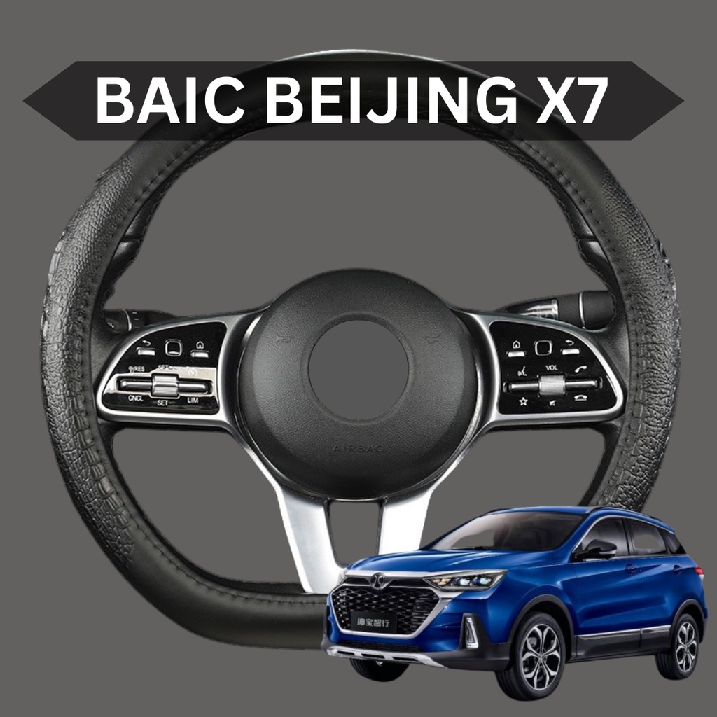 Bọc Vô Lăng ô tô BAIC Beijing X7 | Da Thật Khâu Tay Cao Cấp - Mã BLAGO