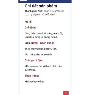 Dung dịch rơ miệng Denicol