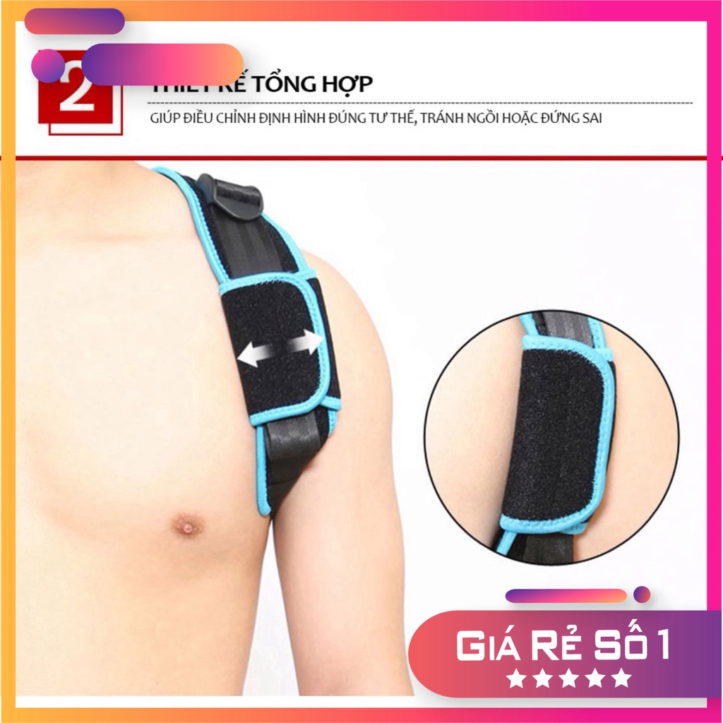 Đai chống gù lưng xịn Aolikes 3104 một mực xương đòn giữ thẳng xương cột sống tạo vẻ đẹp chống cận thị mtcs6