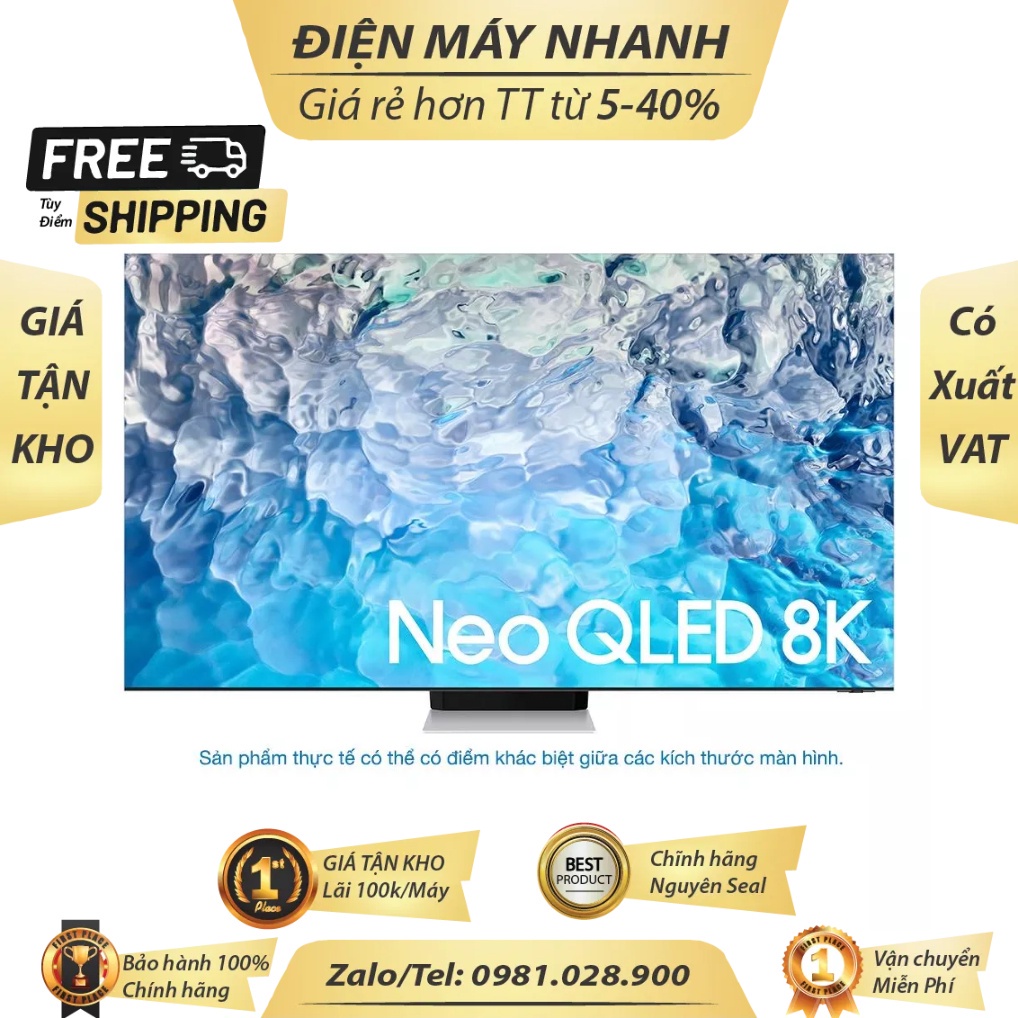 Smart Tivi Neo QLED 8K 85 inch Samsung QA85QN900B 2022 giá: 122.790.000đ New 100%