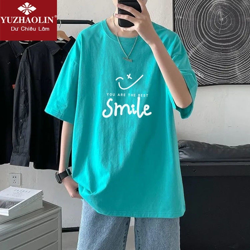 Áo Thun 40% Cotton Tay Ngắn Dáng Rộng Màu Sắc Thời Trang Mùa Hè Cho Nam Giới