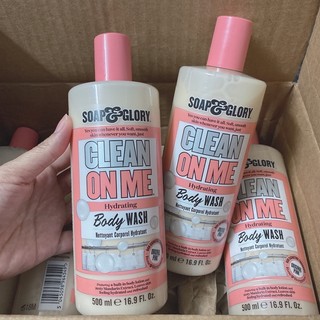 🔥 [MẪU MỚI] SỮA TẮM SOAP&GLORY CLEAN ON ME CÁC LOẠI CHAI 500ML