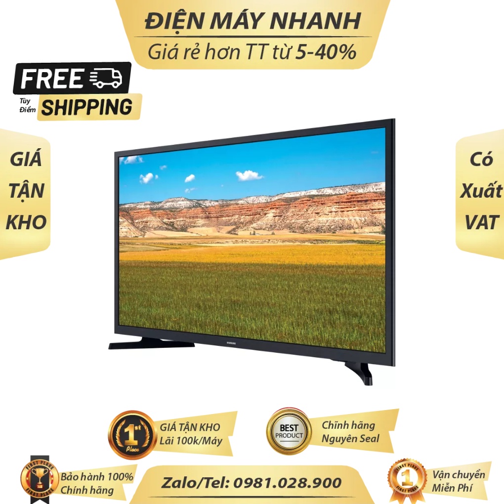 Smart Tivi Samsung 32 inch UA32T4202 Hệ điều hành Tizen, Remote thông minh, Chế độ máy tính PC trên tivi Chuẩn 100%