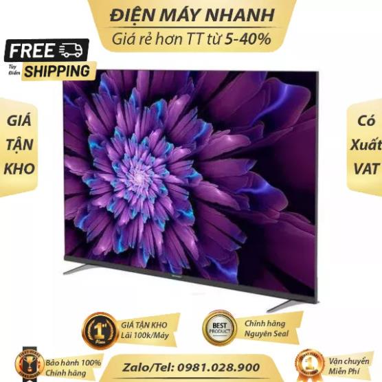 Smart Tivi Sharp 55 Inch 4T-C55CJ2X 4K HD /Chính hãng BH:24 tháng tại nhà toàn quốc/ - Mới 100% Chuẩn 100%