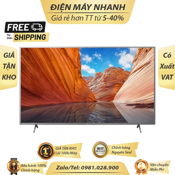 Smart Tivi 4K Sony KD-65X80J/S 65 inch Android TV Mới 2021 Chuẩn 100%