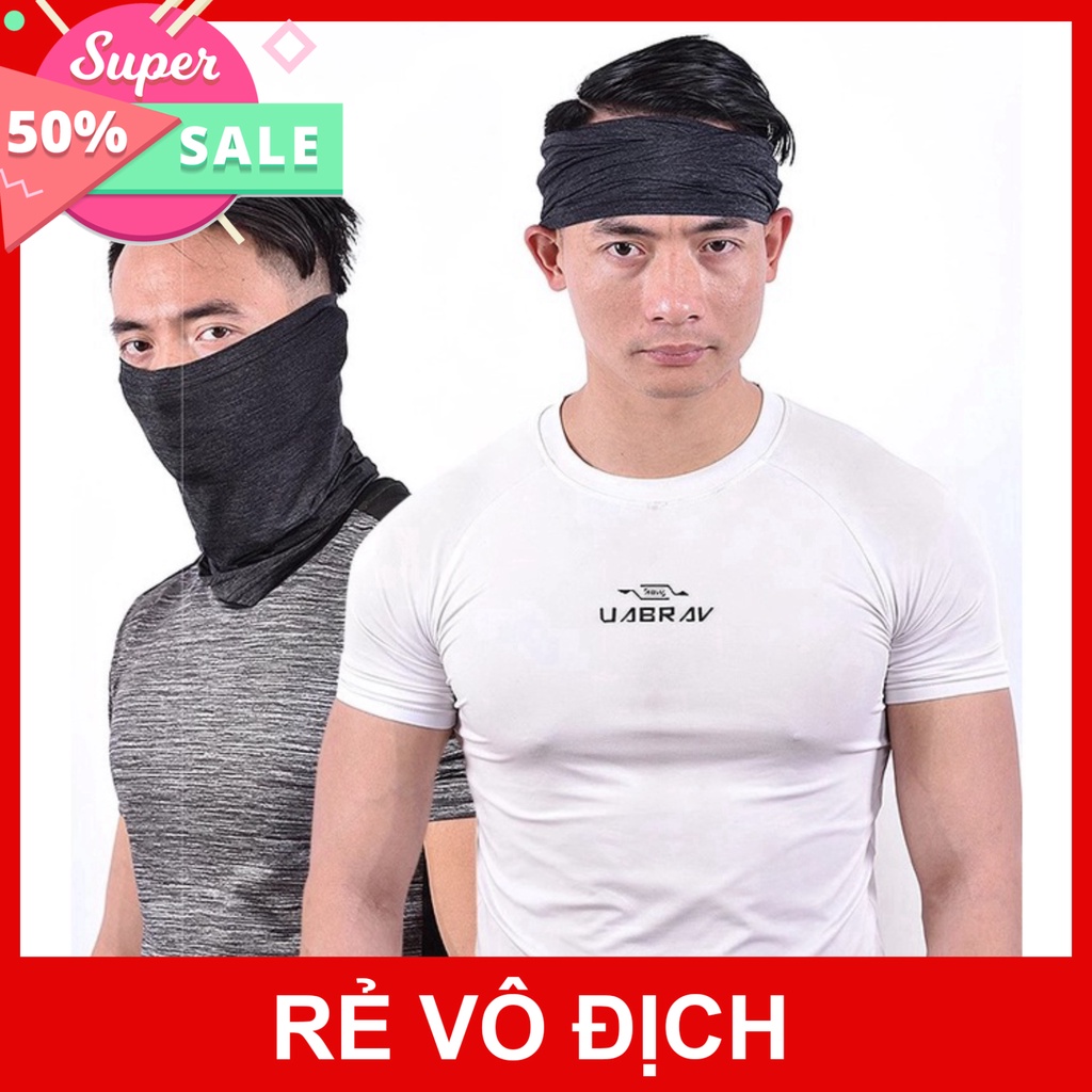 Khăn chống lóa chống tia tử ngoại lụa mát thời thượng xịn Anmeilu 2506 Ống khăn cố chống chói Khăn che mặt pkxhn