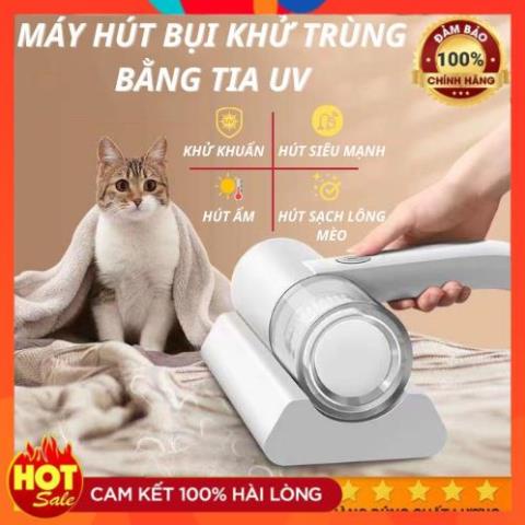 Máy hút bụi chăn ga giường nệm, máy hút lông chó mèo hút sạch tóc bụi nail diệt khuẩn tia UV sạch hoàn toàn vi khuẩn