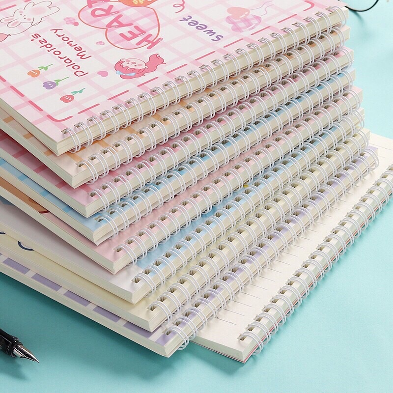 Vở Lò Xo A5 120 Trang bìa hoạt hình