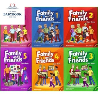Family and friends level starter đến 5 bản 1st - Tặng Mp3 cho bé