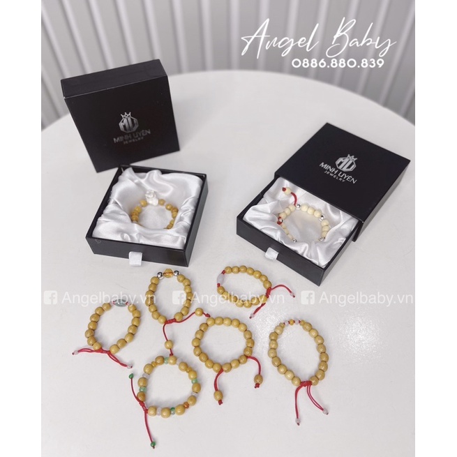 Vòng dâu tằm cao cấp Minh Uyên Jewelry Freesize cho bé