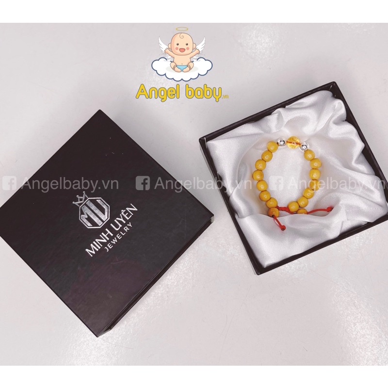 Vòng dâu tằm cao cấp Minh Uyên Jewelry Freesize cho bé