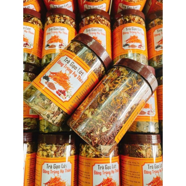 Trà Gạo Lứt Đông Trùng Hạ Thảo - Hộp 500g