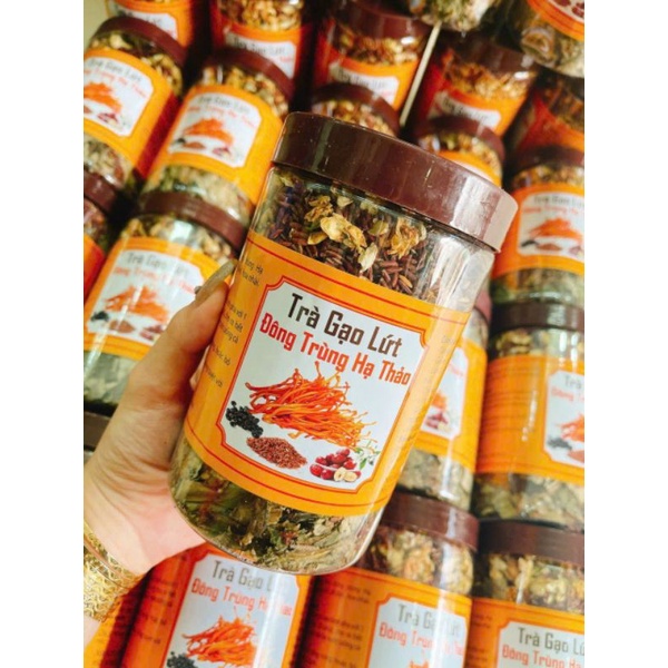 Trà Gạo Lứt Đông Trùng Hạ Thảo - Hộp 500g