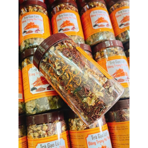 Trà Gạo Lứt Đông Trùng Hạ Thảo - Hộp 500g