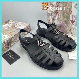 A Dép dọ gucci, dép rọ sandal, dép quai hậu gc,dép dọ đúc cao cấp, thời trang 4 mùa fullbox có bảo hành