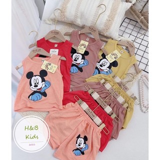 BỘ BA LỖ MICKEY COMBO 5 BỘ MÀU NGÃU NHIÊN QUỲNH ANH SHOP
