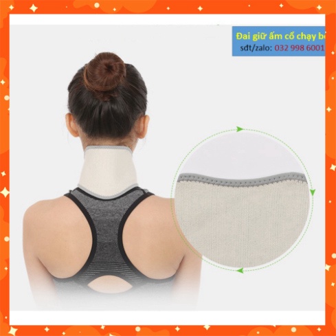 Băng cổ đá nóng tương trợ điều trị mỏi mệt cổ A009 kiêm khăn cổ chăm sóc chống lạnh hnvn1