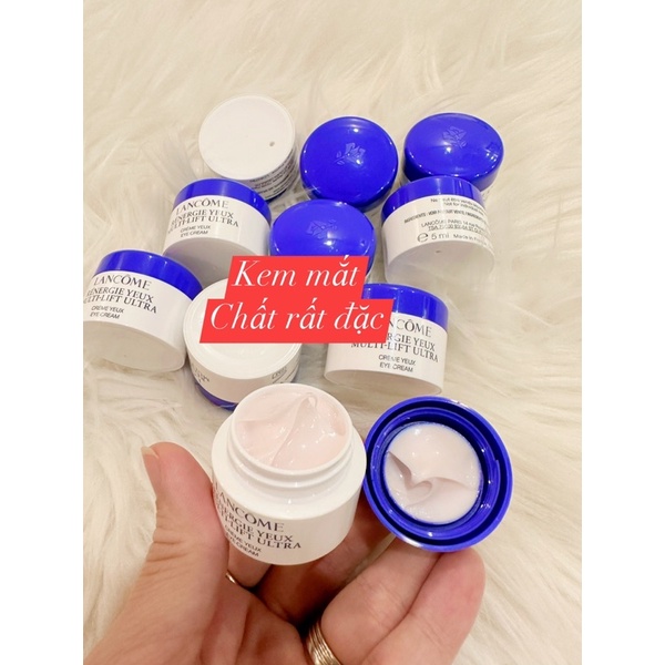 Kem Lancome dòng nâng cơ Kem mắt 5ml và kem mặt 15ml