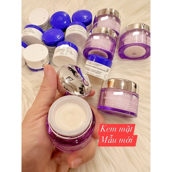 Kem Lancome dòng nâng cơ Kem mắt 5ml và kem mặt 15ml