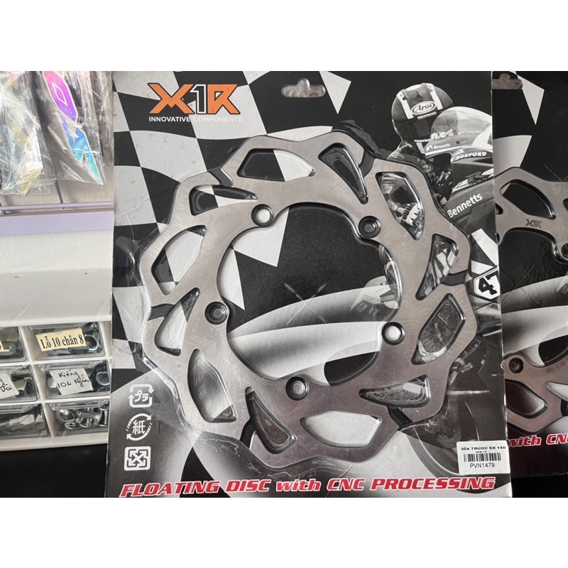 Đĩa Thắng Trước & Sau Ex150 / 155 Lắp Như Zin kiểu x1r