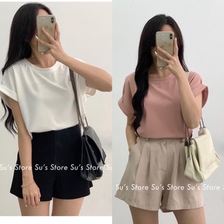 Áo phông tay hến chất tổ ong maia a8255