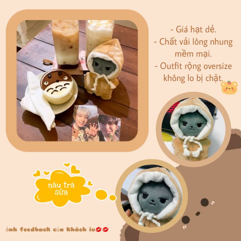 Quần áo cho doll 10cm