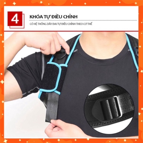 Đai chống gù lưng hàng hiệu Aolikes 3104 nhất quyết xương đòn giữ thẳng xương cột sống tạo dáng vẻ đẹp chống cận thị hnv