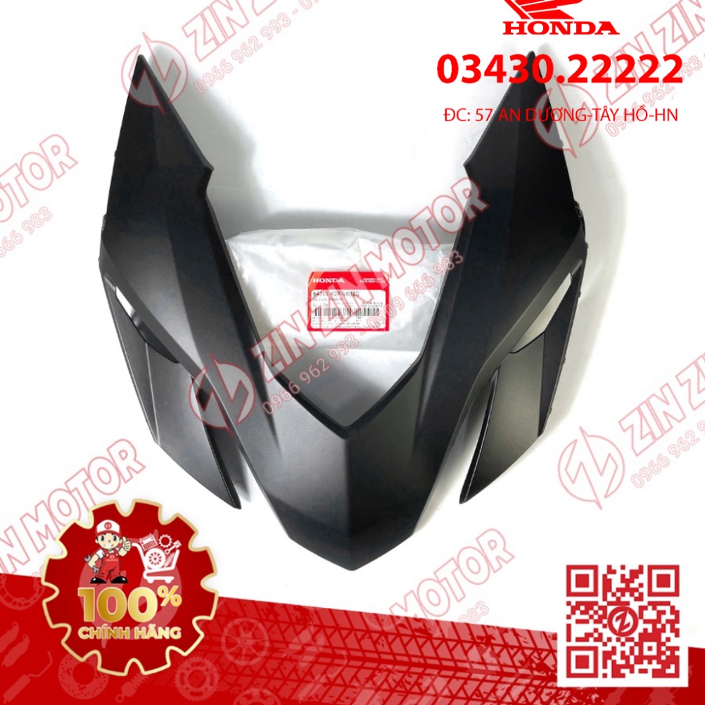 V Nạ, Ốp Mặt Nạ Trước Winner X V3 2022+ Đủ Màu 64301-K2P-V60ZB, 64301-K2P-V60ZG, 64301-K2P-V60ZA Chính Hãng