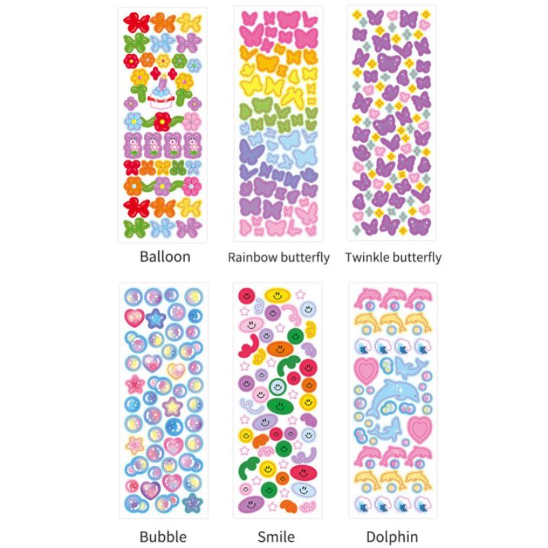 Hình Dán Trang Trí Nhiều Màu Sắc - ST1277 - BCorner