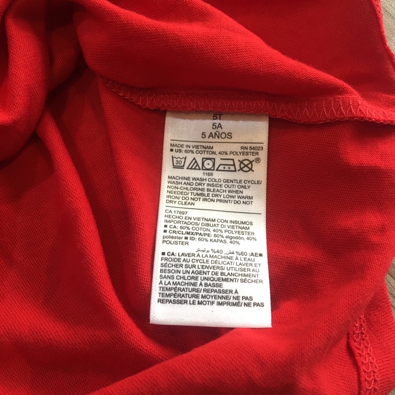 T&Dshop Áo Ba Lỗ Bé Trai Bé Gái Nhí Màu Đỏ Lẻ Size 5 Hàng Việt Nam Xuất Khẩu.