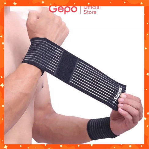 Băng Cuốn đàn hồi co dãn che chở Cổ Tay chống trơn Tập Gym, Sport Aolikes A-1536 Quấn chăm sóc cổ tay 1526-L40 hnvn1