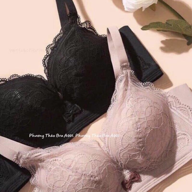 Áo lót nữ không gọng đệm hơi nâng ngực HA173 dây bản to che mỡ lưng