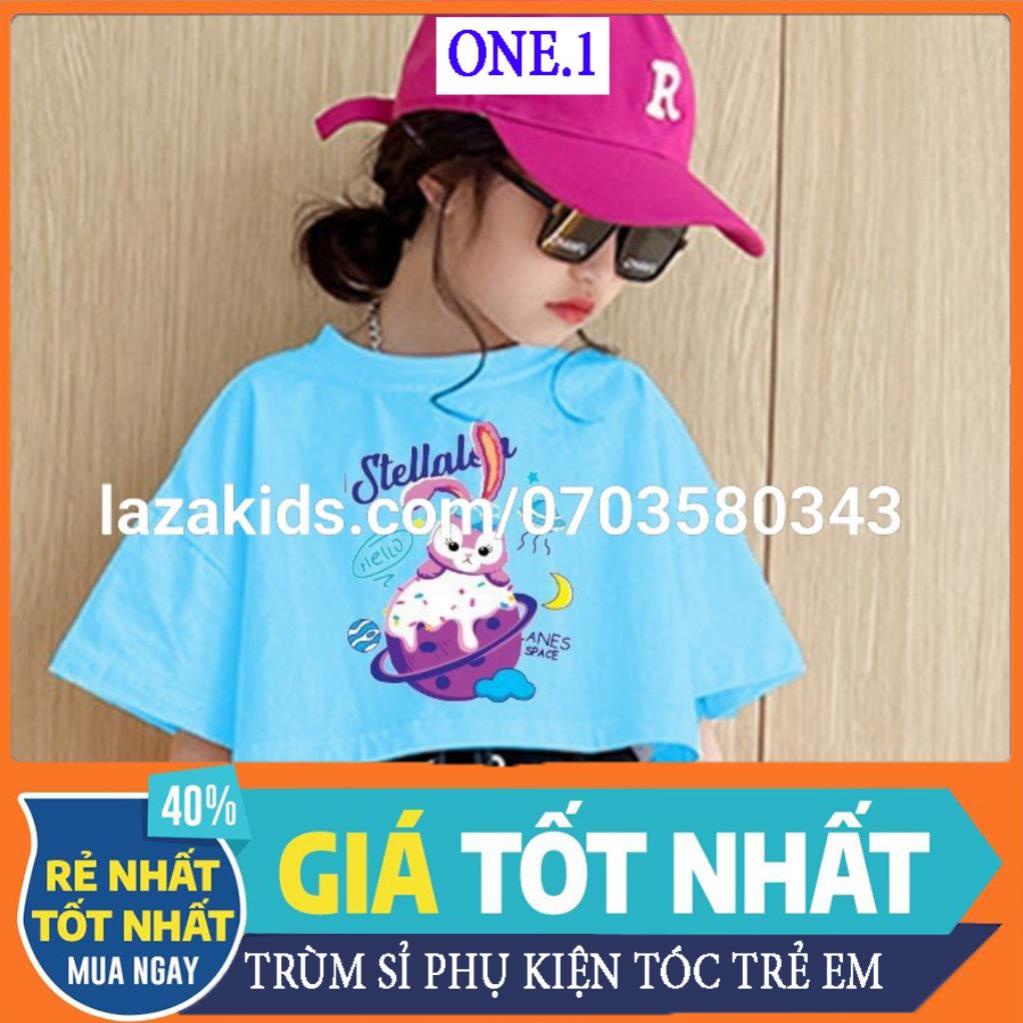 SỈ áo croptop kiểu bé gái 8 tuổi SIZE ĐẠI 30kg-50kg học nhảy đi chơi đi học THUN COTTON 100%