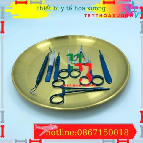 Bộ Dụng Cụ Nhấn Mí Thẩm Mỹ Cán Vàng Xanh Cao Cấp