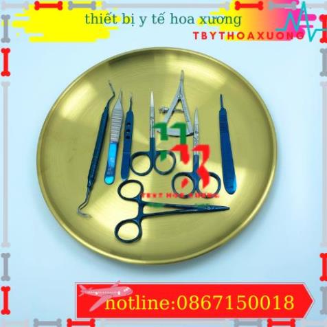 Bộ Dụng Cụ Nhấn Mí Thẩm Mỹ Cán Vàng Xanh Cao Cấp