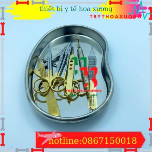 Bộ Dụng Cụ Nhấn Mí Thẩm Mỹ Cán Vàng Xanh Cao Cấp