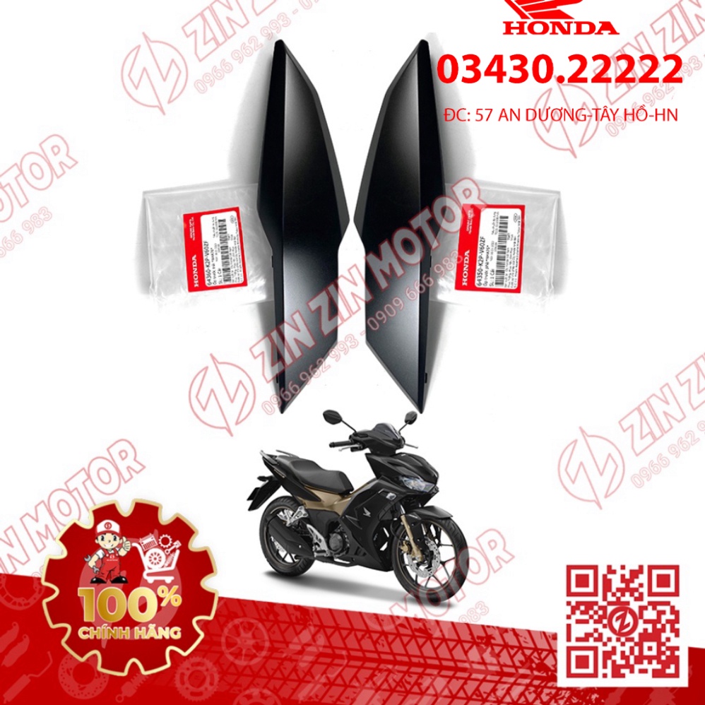 Gò Má, Ốp Pha Đèn Trước Winner X V3 2022+ Trái Phải 64360-K2P-V60ZB, 64350-K2P-V60ZB, 64360-K2P-V60ZC, 64350-K