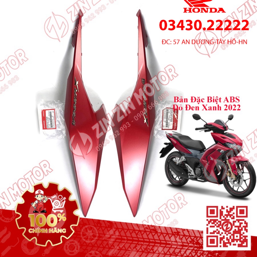 Ốp Hông Sườn, Bụng Sau Winner X V3 2022+ Trái Phải 64450-K2P-V70ZC, 64400-K2P-V70ZC, 64450-K2P-V70ZA, 64400-K2
